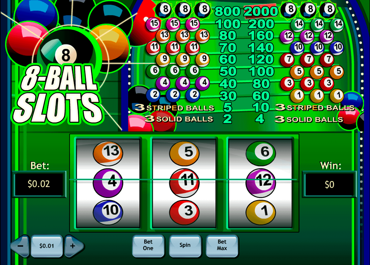 8ball slotss playtech gokkast 