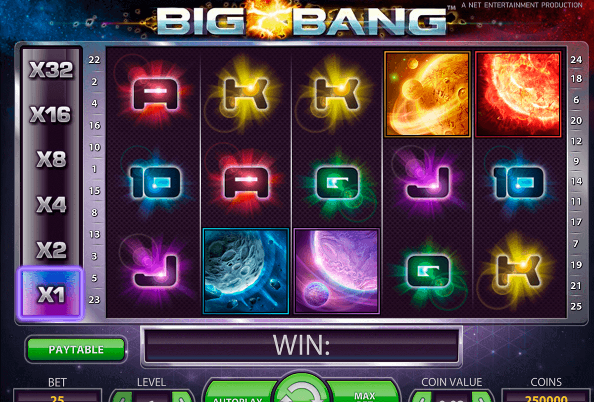big bang netent gokkast 