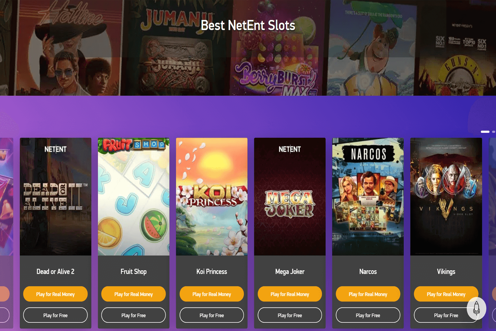 TOFCasino.com   Best NetEnt Slots