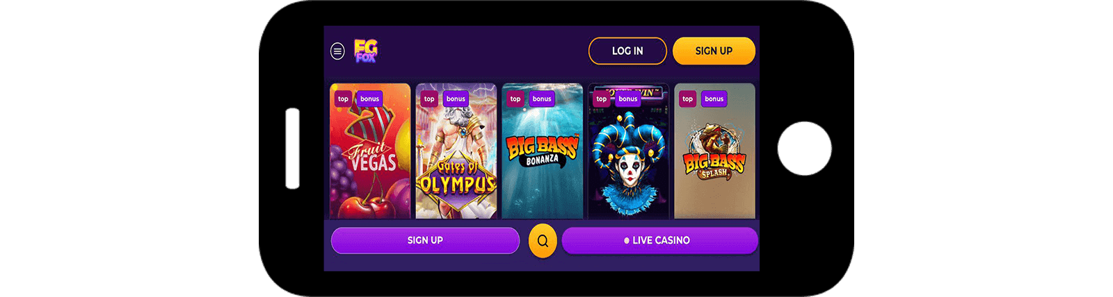 TOFCasino.com   Online Casinos met Mobile Slots FGFox