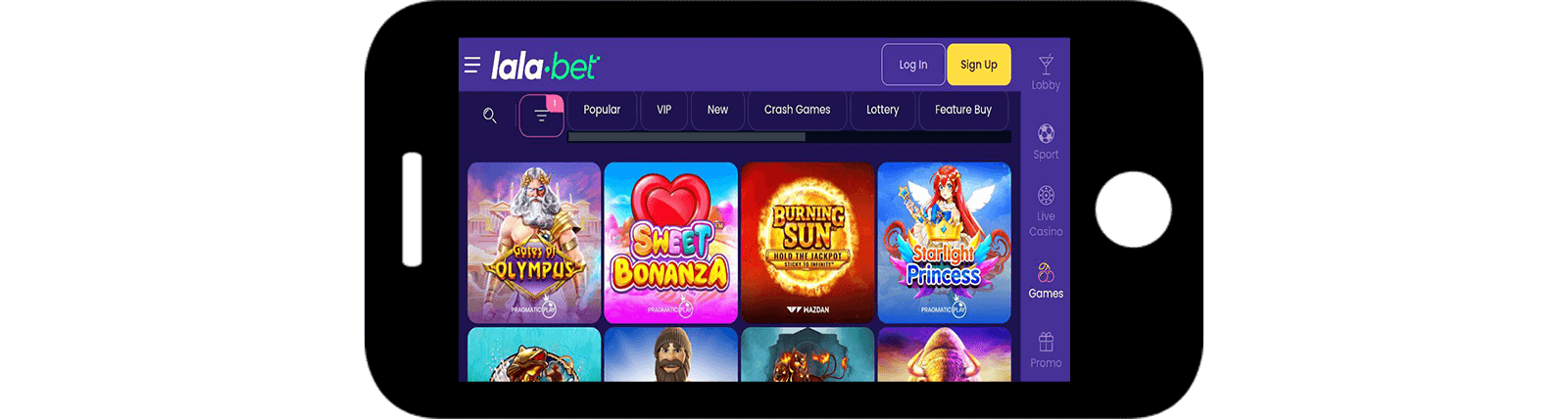 TOFCasino.com   Online Casinos met Mobile Slots LaLaBet