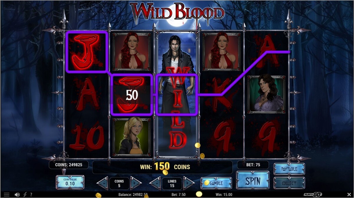 wild blood slot