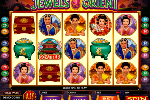 jewels of the orient microgaming gokkast