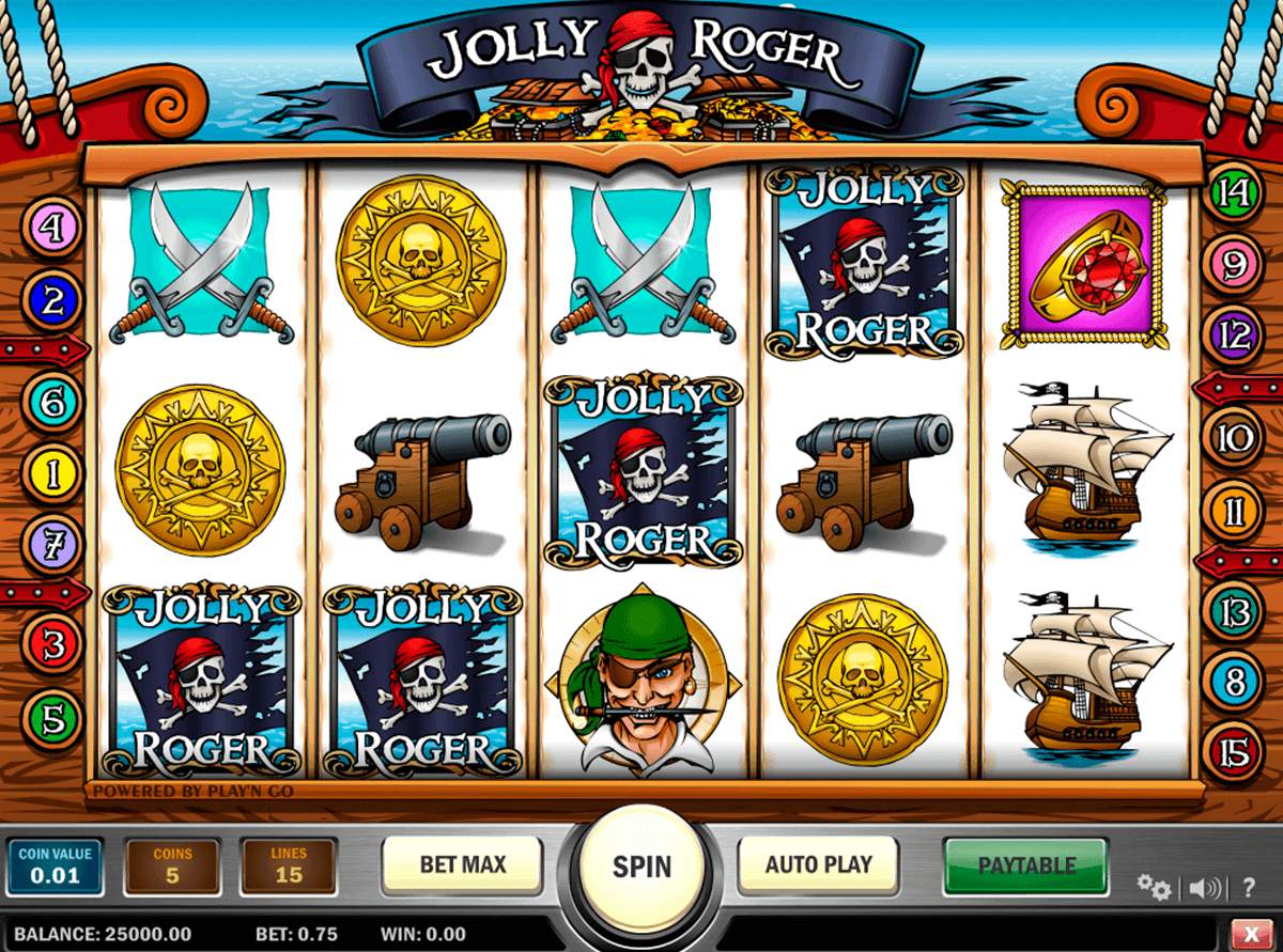 jolly roger playn go gokkast 