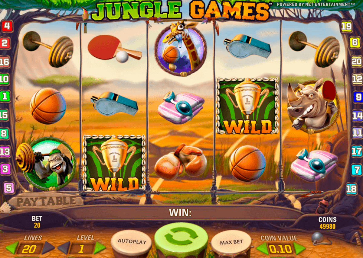 jungle games netent gokkasten 