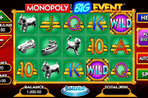 monopoly big event wms gokkast
