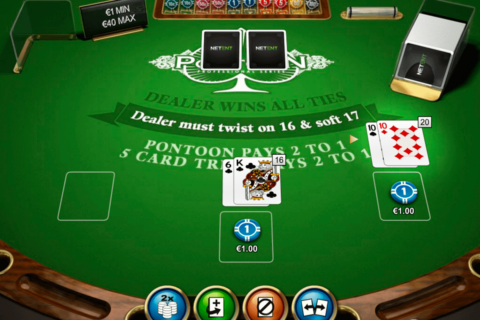 pontoon professional series netent blackjack