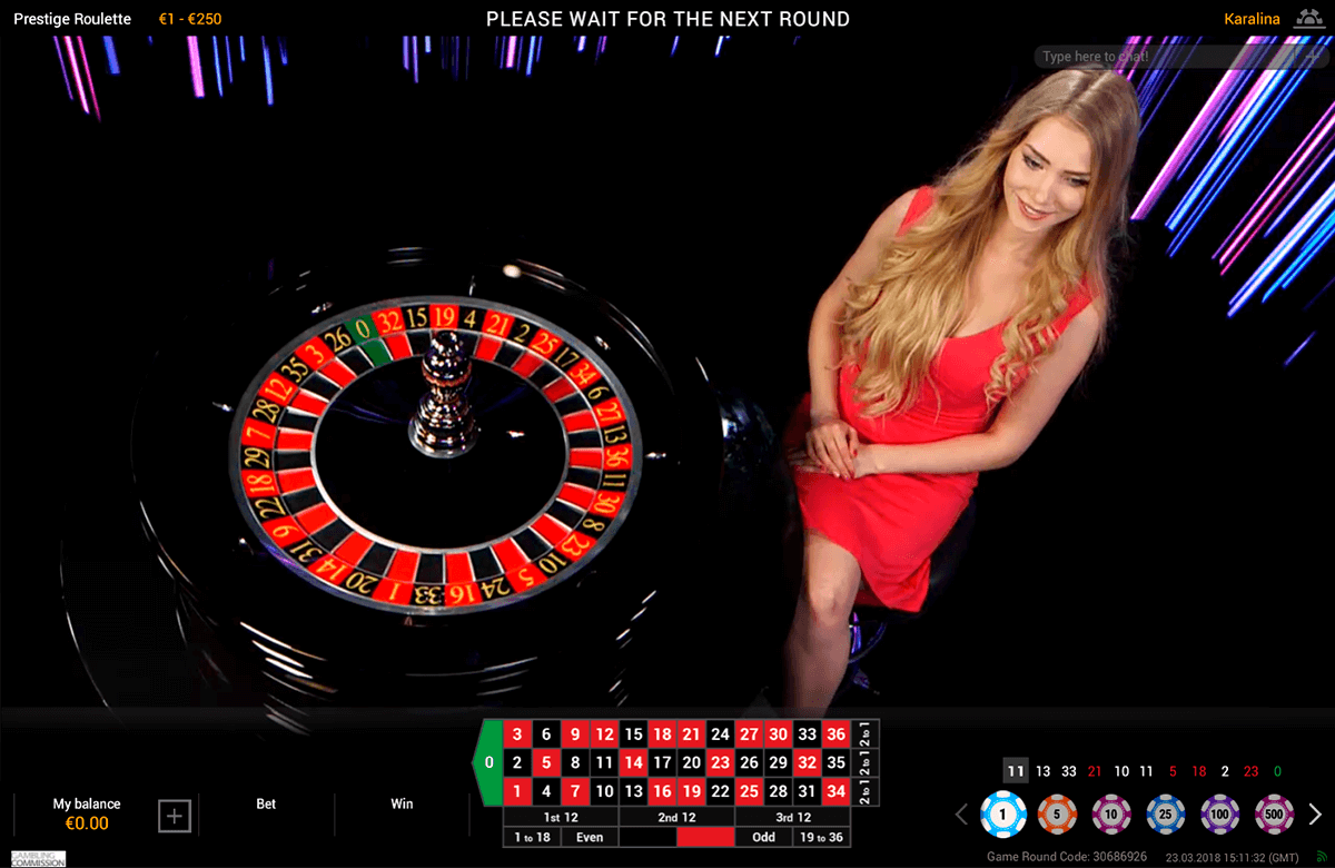 prestige live roulette playtech 