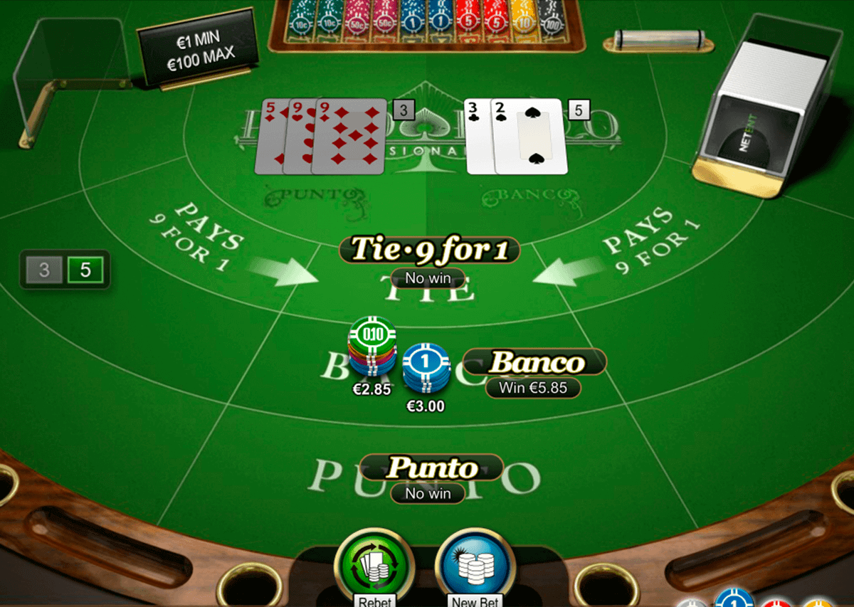 punto banco pro series netent blackjack 