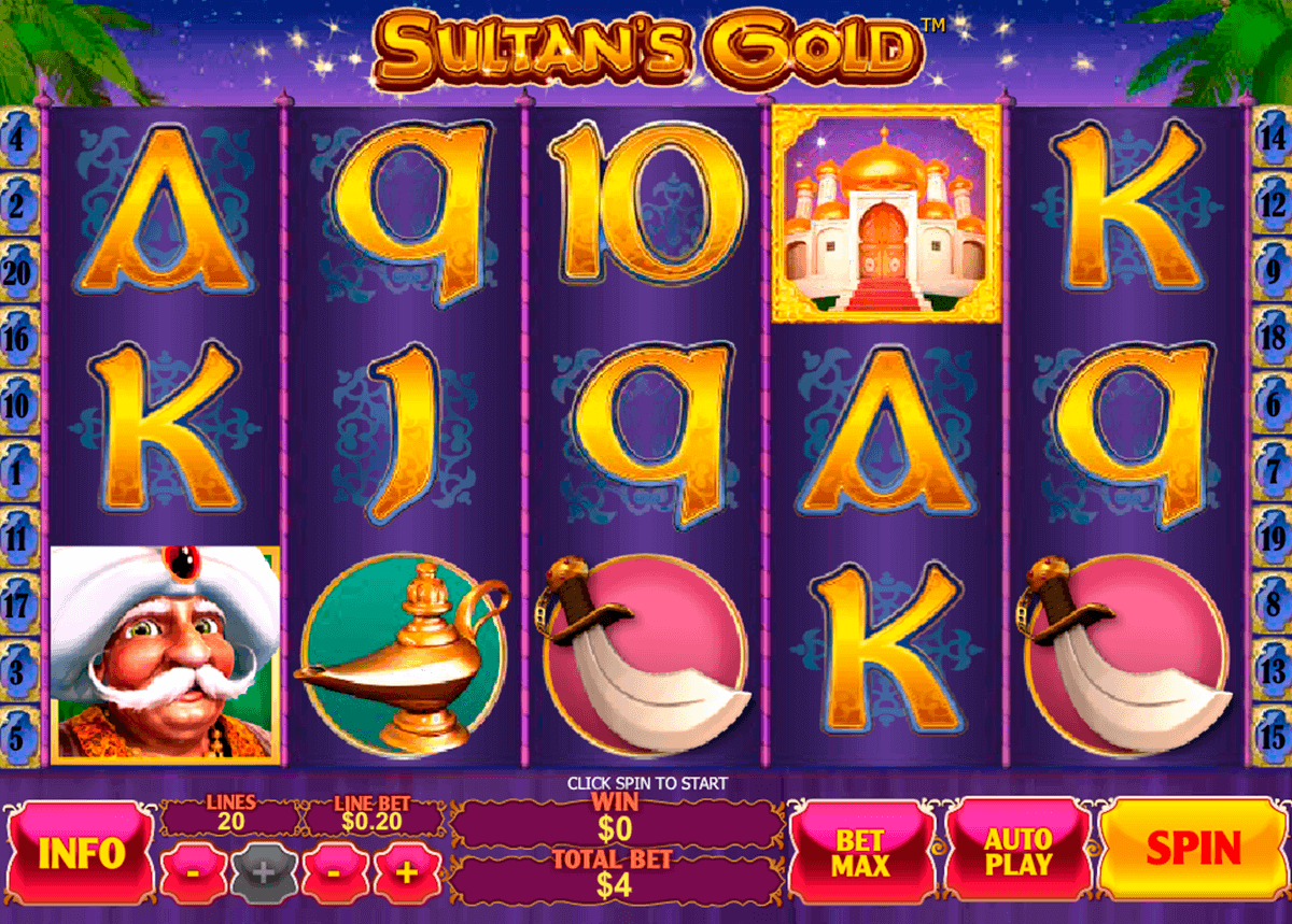 sultans gold playtech gokkast 