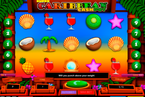 super caribbean cashpot gaming gokkast